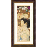 Mother And Child Framed Print by Gustav Klimt