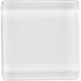 Legacy Glass 2" x 2" Solid Mosaic Tile in Pearl