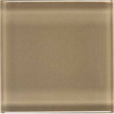 Legacy Glass 4 1/4" x 4 1/4" Field Tile in Chamois