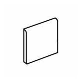 Pozzalo 6" x 6" Bullnose in Manor Gray