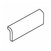 Pozzalo 2" x 6" Radius Bullnose in Weathered Noce