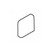 Pozzalo 2" x 2" Radius Bullnose Corner in Weathered Noce