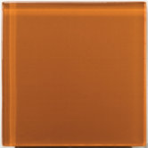 Lucente 4" x 4" Glossy Field Tile in Cinnamon