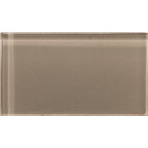 Lucente 3" x 6" Glossy Field Tile in Soft Mauve