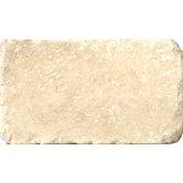 Natural Stone 3" x 6" Travertine Vino Tumbled Tile in Cream