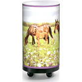 Peaceful Horses Table Lamp