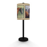 Horse Snapshots Table Lamp