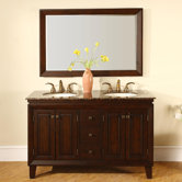55" Armstrong Double Bathroom Vanity