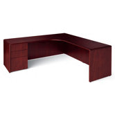 Margate Credenza L-Shaped Desk