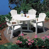 Shell Back 5 Piece Dining Set