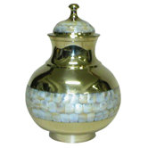 Mother of Pearl Youth Urn