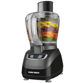 8 Cup Food Processor in Black
