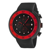 Men's Driver Chronograph Silicone Round Watch