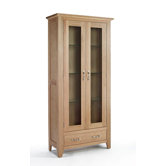 Sherwood Oak Display Cabinet