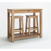 Sherwood Oak Table and Stool