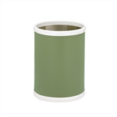 Bartender's Choice Fun Colors 10" Round Waste Basket in Mist Green