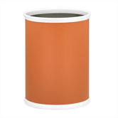Bartender's Choice Fun Colors Oval Waste Basket in Spicy Orange