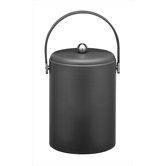 Soho 5 Qt Leatherette Ice Bucket in Black