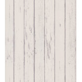Destinations by the Shore Weathered Wood Plank Wallpaper in Grayed White