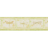 Kitchen and Bath Resource II Dragonfly Cameo Wall Border