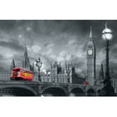 Ideal Decor Bus On Westminster Bridge Wall Mural