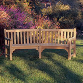Essex Curved Wood Garden Bench