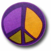 Peace Purple 3 Drawer Knob