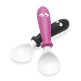Spoon Set in Pink / Black