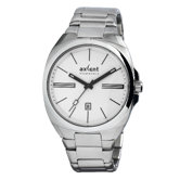 Impact Men's Watch in Silver with White Dial