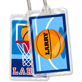 Basketball Personalized Name Tag Set
