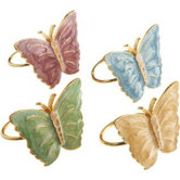 Butterfly Meadow Napkin Ring (Set of 4 )
