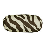 Brown Zebra Neckroll Pillow