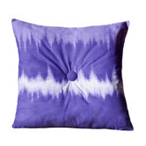 Tie Dye Square Pillow in Purple