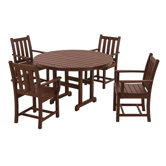 Traditional Garden 5 Piece Dining Set