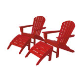 South Beach 4 Piece Adirondack Set