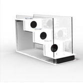 Domino Steel Tealight Candle Holder