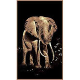 African Adventure Elephant 1 Novelty Rug