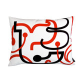 Red Letters Pillow
