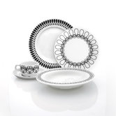 Black Ribbon Dinnerware Set
