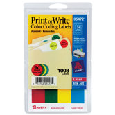 1008 Count Color Coding Label