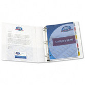 Index Maker Clear Label Punched Translucent Dividers