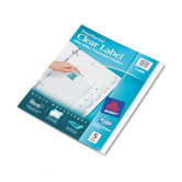 Index Maker Clear Label Punched Translucent Dividers