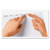 Index Maker Clear Label Dividers