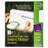100% Recycled Index Maker Dividers