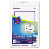 Flexible Self-Adhesive Laser / Inkjet Name Badge Labels