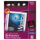 Top-Load Sheet Protectors, Super Heavy Gauge, Ltr, Nonglare, 50/Box