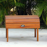 Signature Teak Adirondack Footrest / Side Table