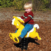 Yellow Pony Spring Rider