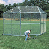 Portable Backstop with Hood