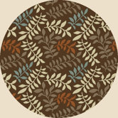Arthur Leafs Brown Rug